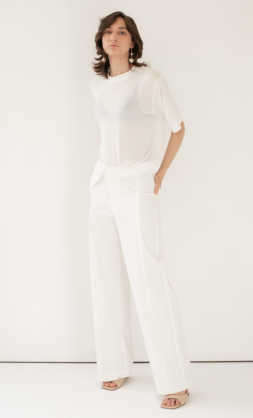 White Trivo Pants 