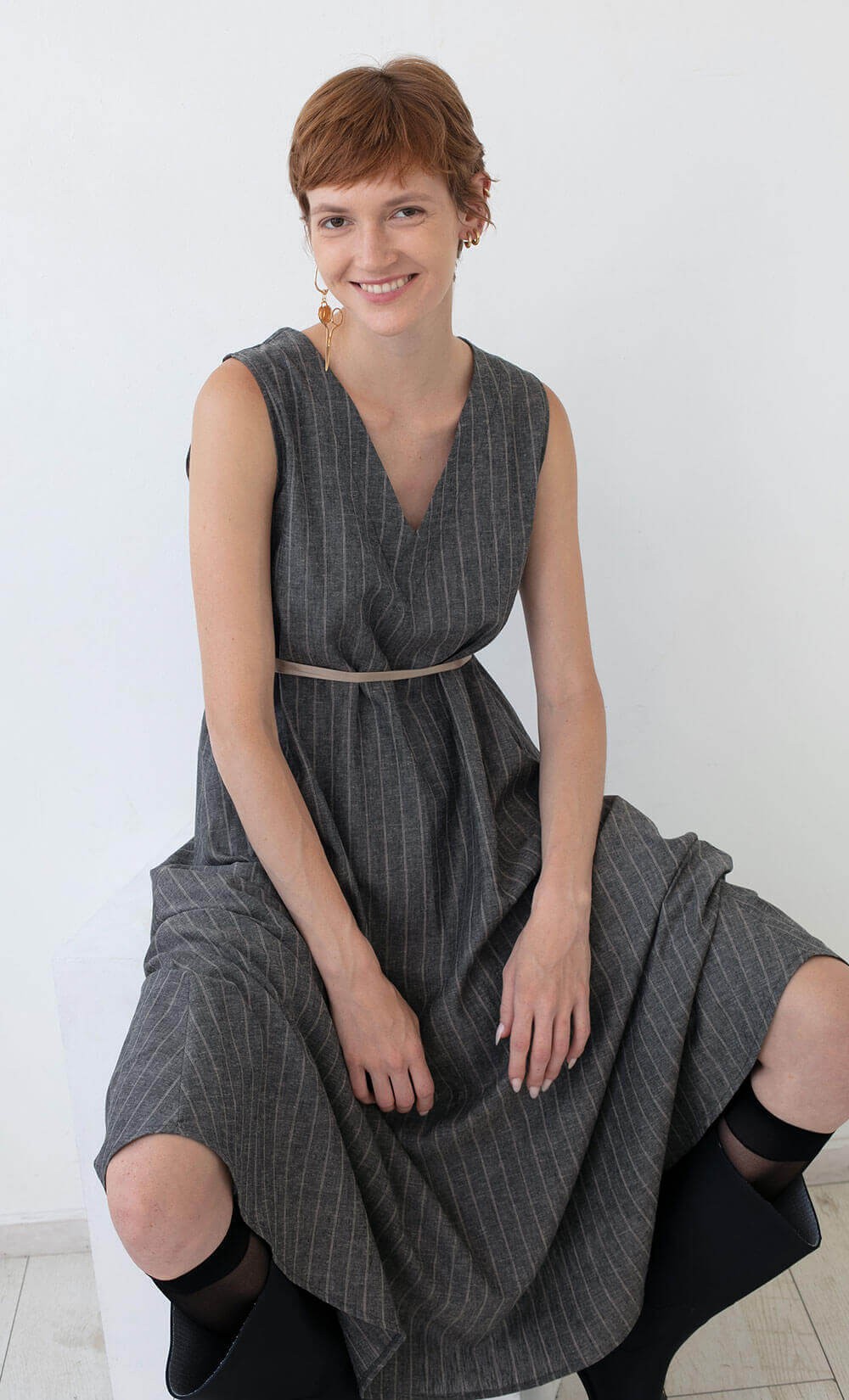 Coryse Linen Dress