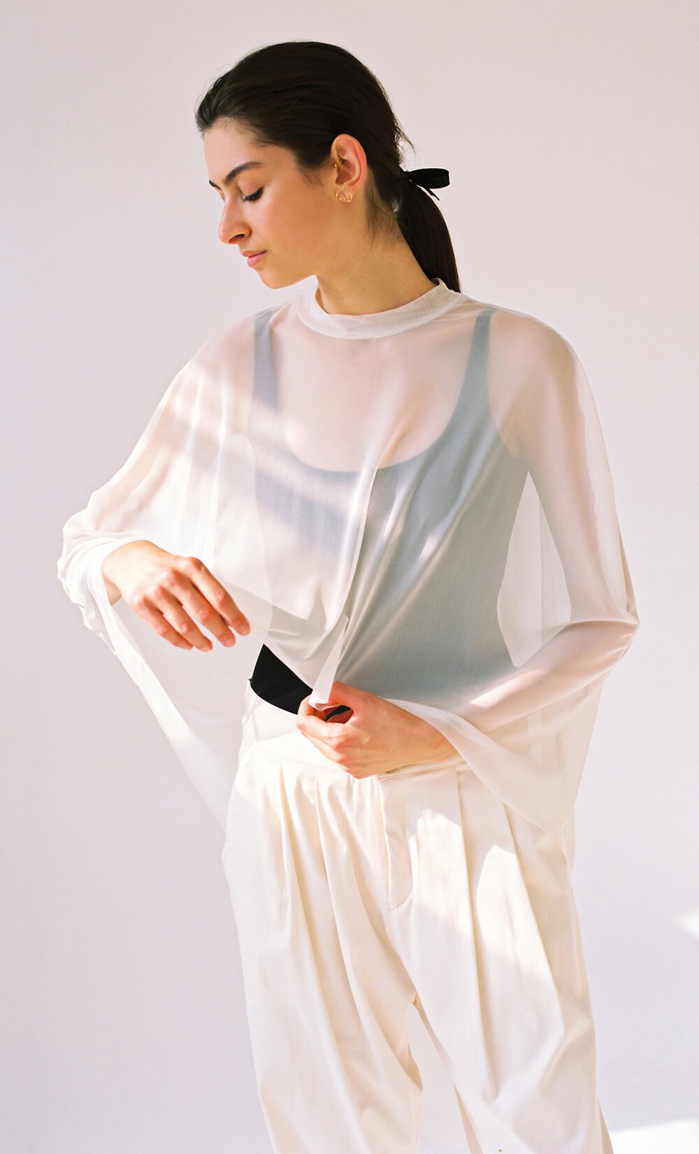 Caprice Tulle Cape