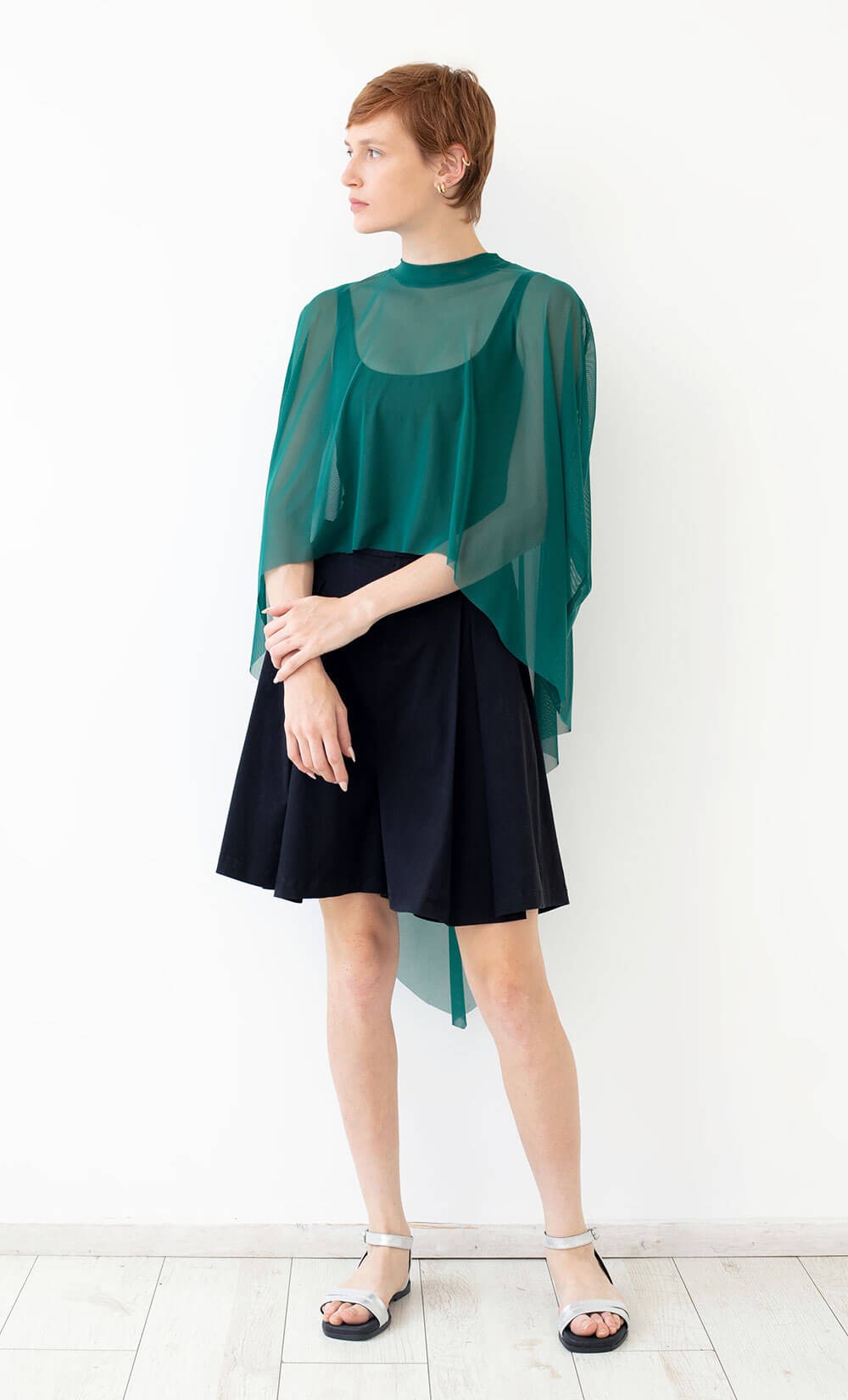 Caprice Tulle Cape