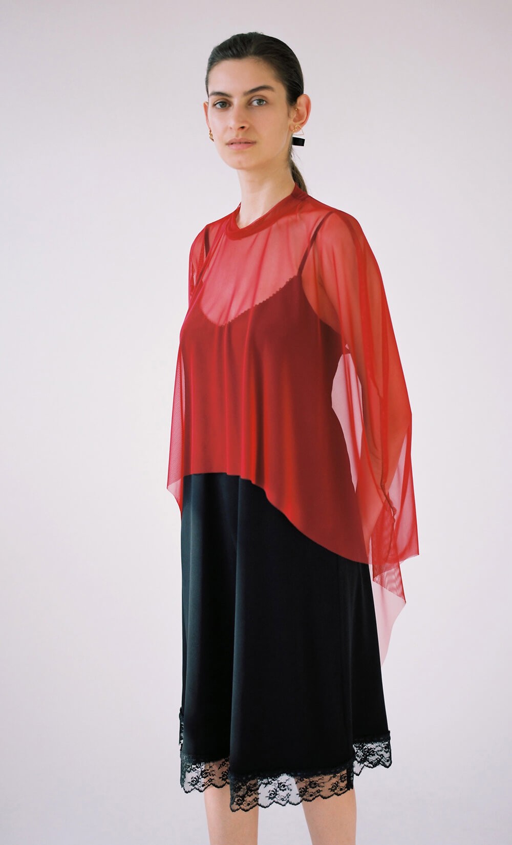 Caprice Tulle Cape