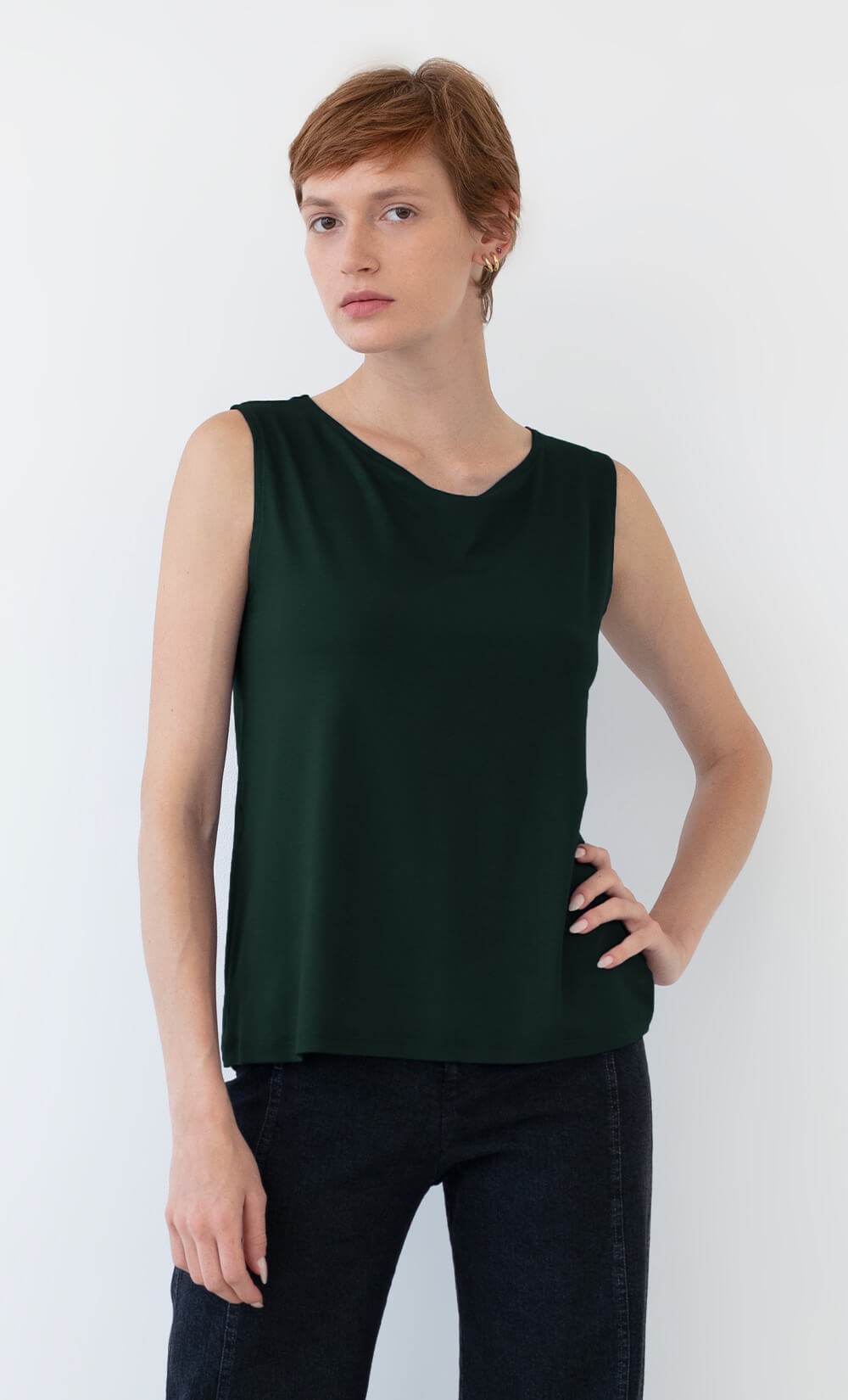 Fugo Forest Green Top