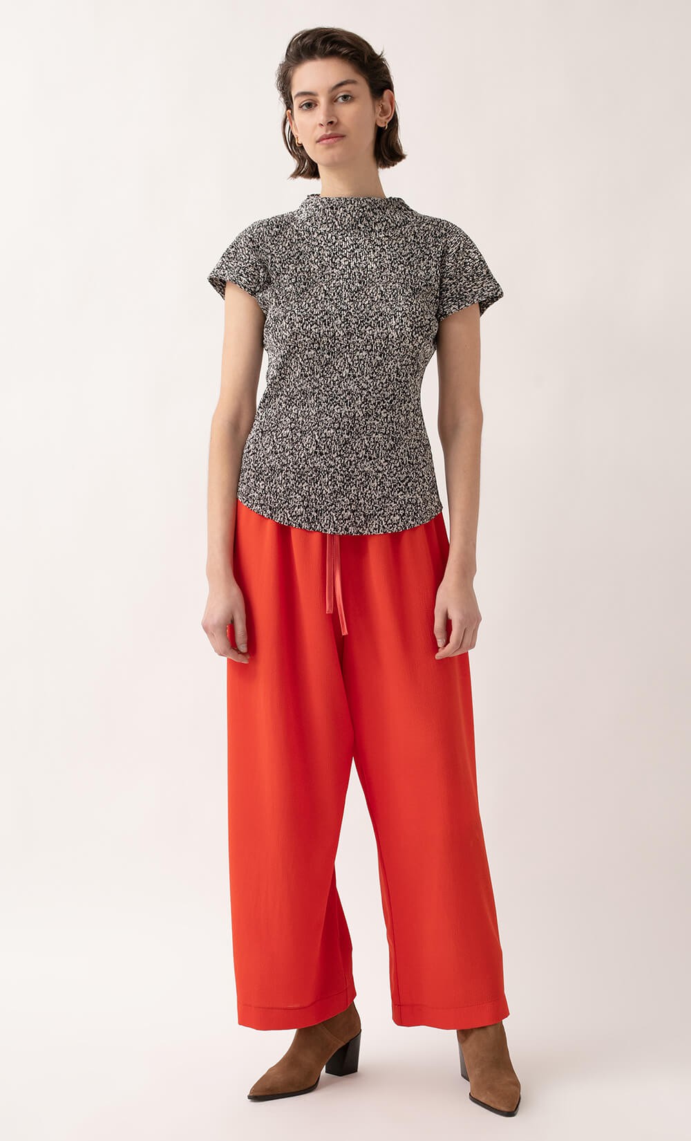Fumidka Plissé Top