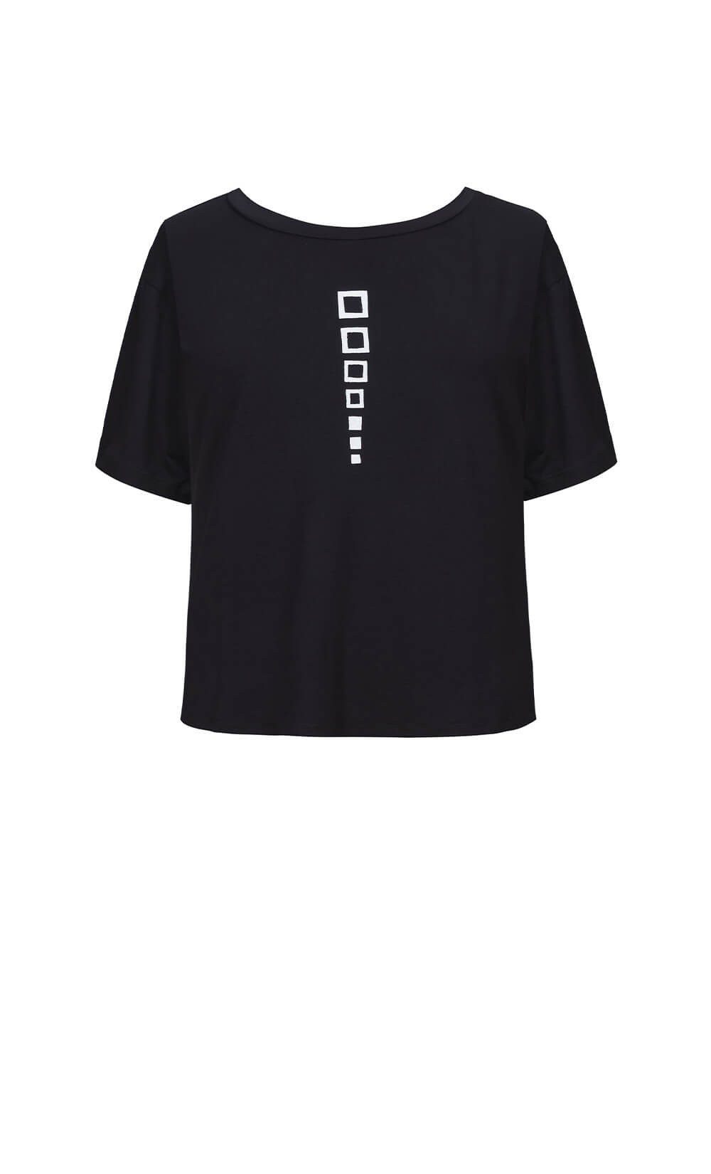 Poppy Cubes Black Top