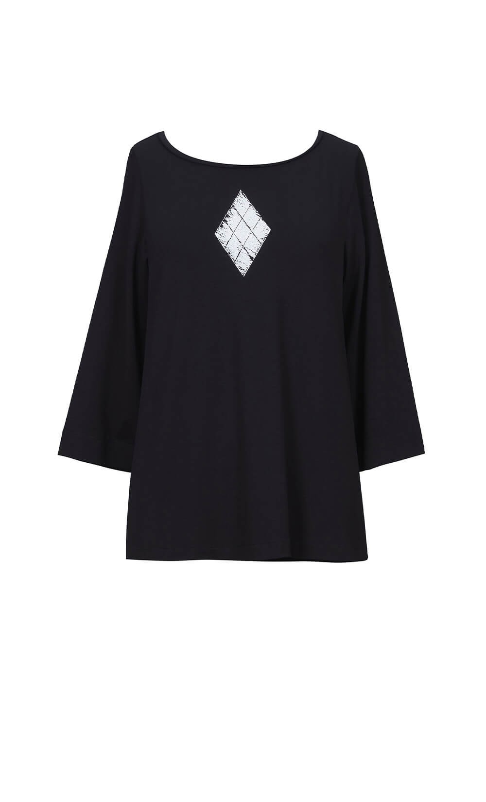 Pecan Diamond  Black Top