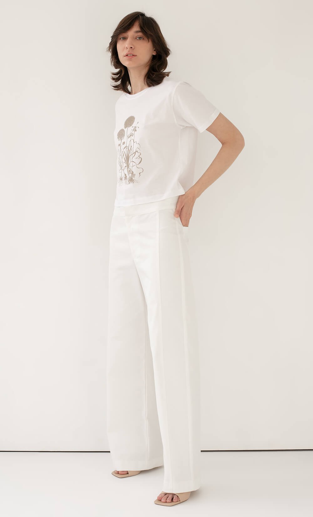 Flowers White T-Shirt