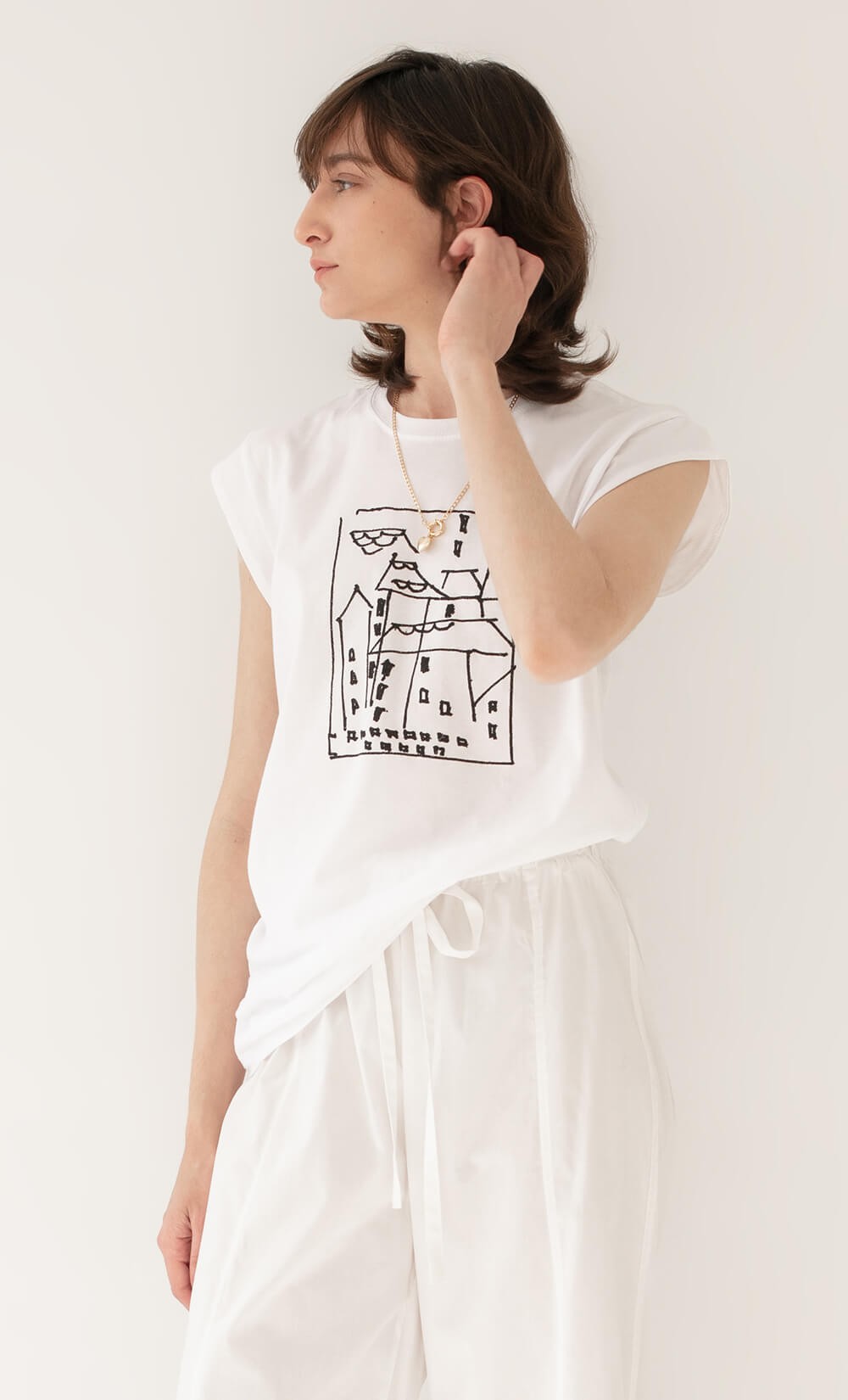 Rooftops of Tel Aviv White T-Shirt