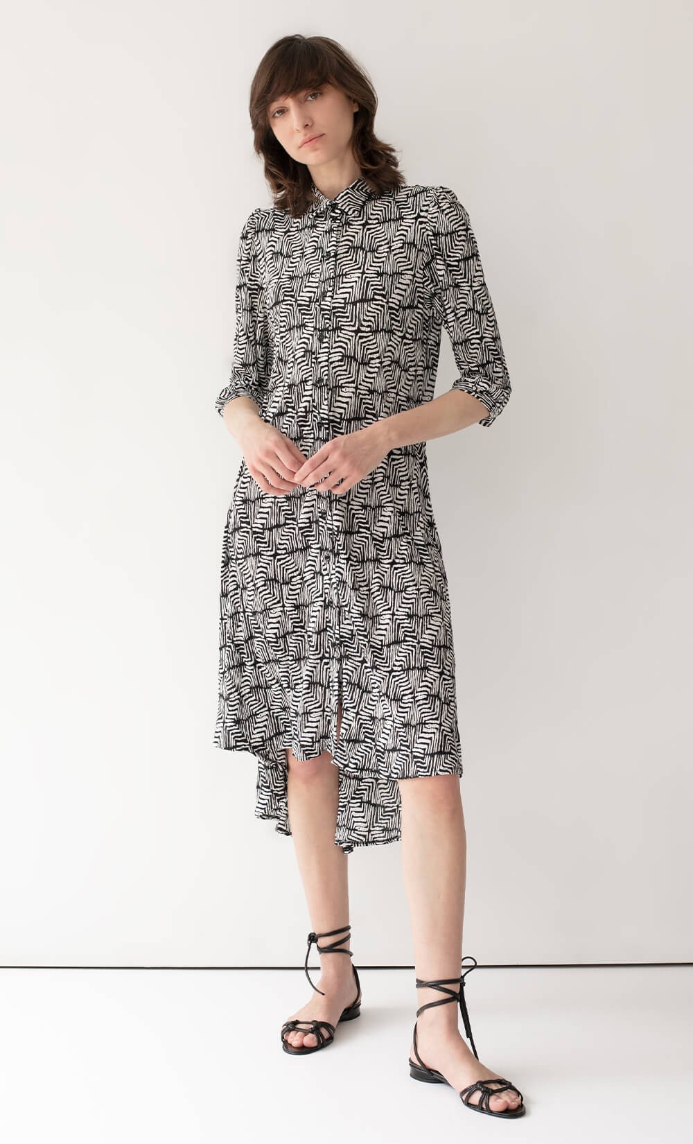 Trity Plissé Dress
