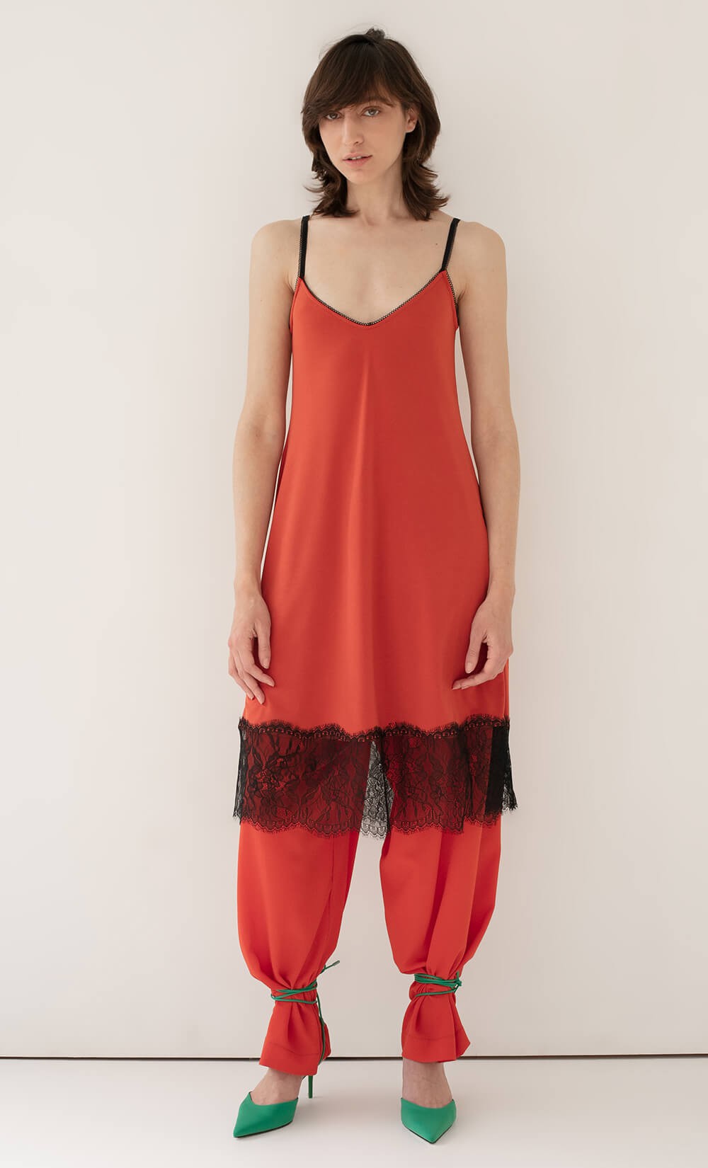 Red Dragonfly Slip Dress