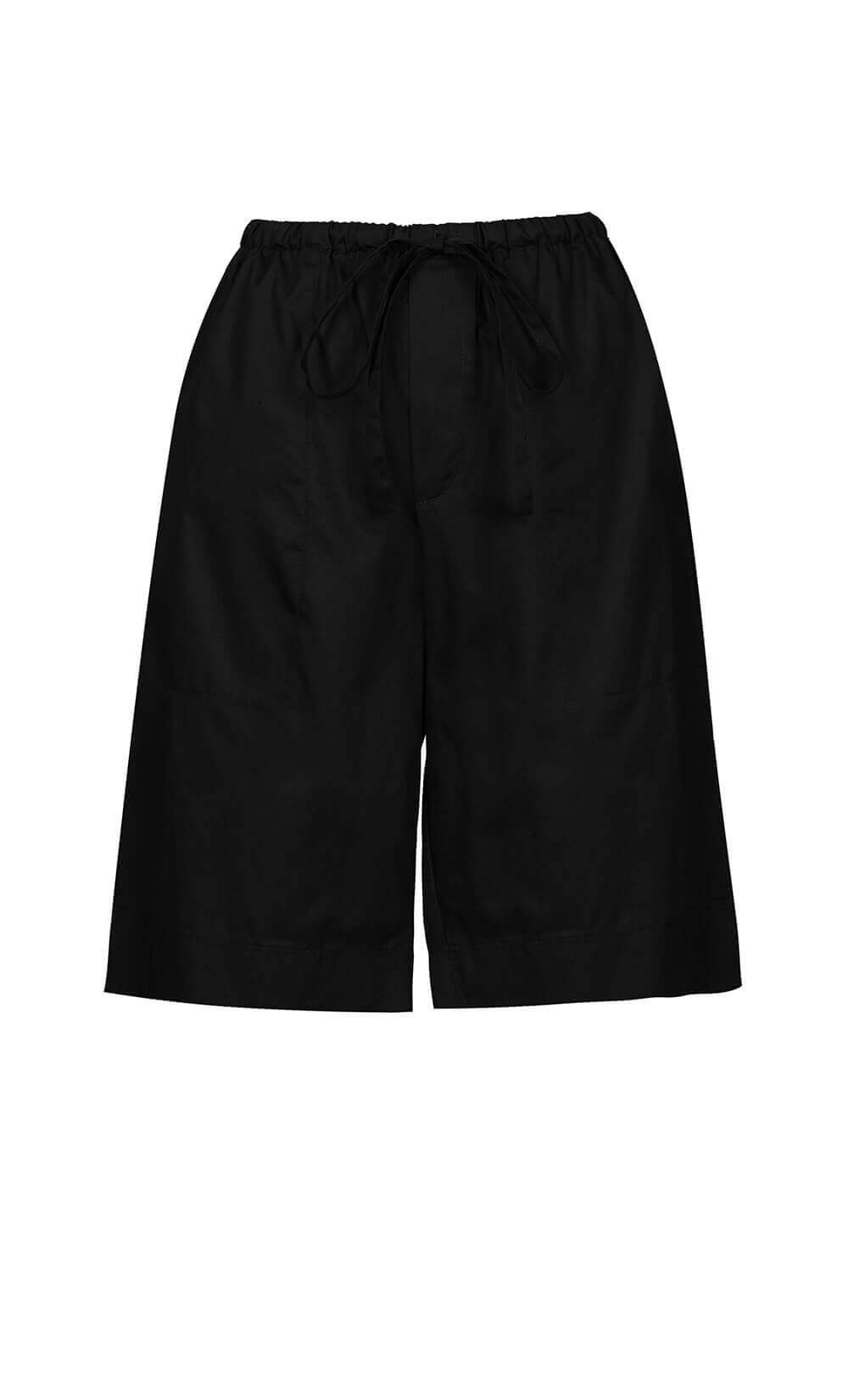 Black Rapushort Pants