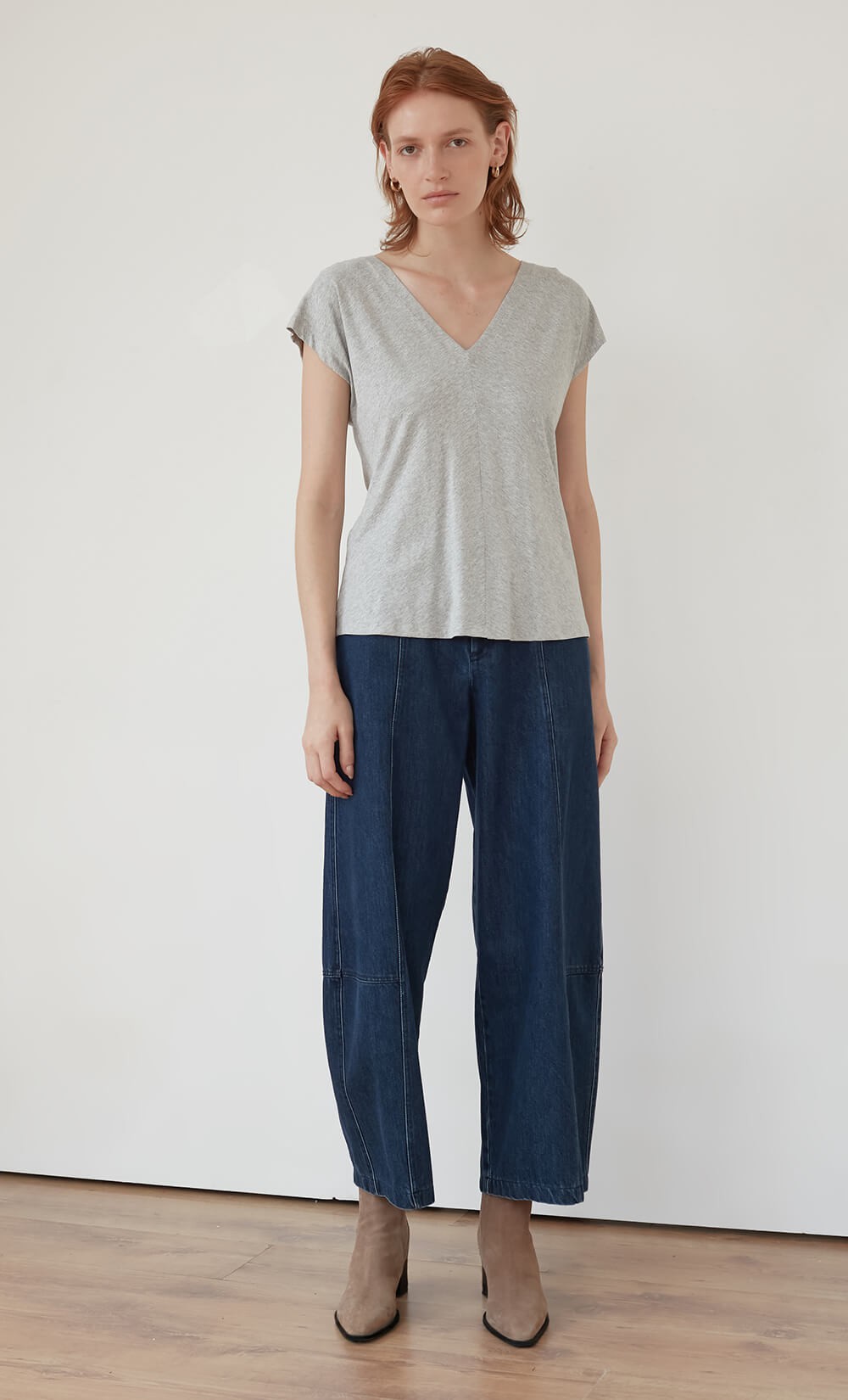 Gray Abbi Fum Top