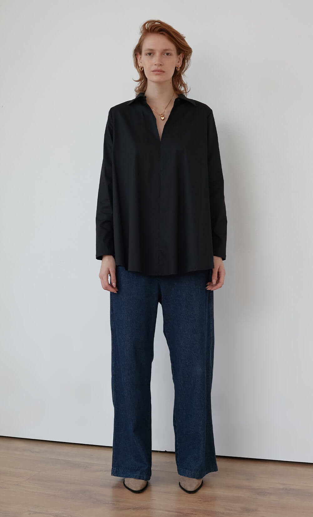 Black Kimba Blouse