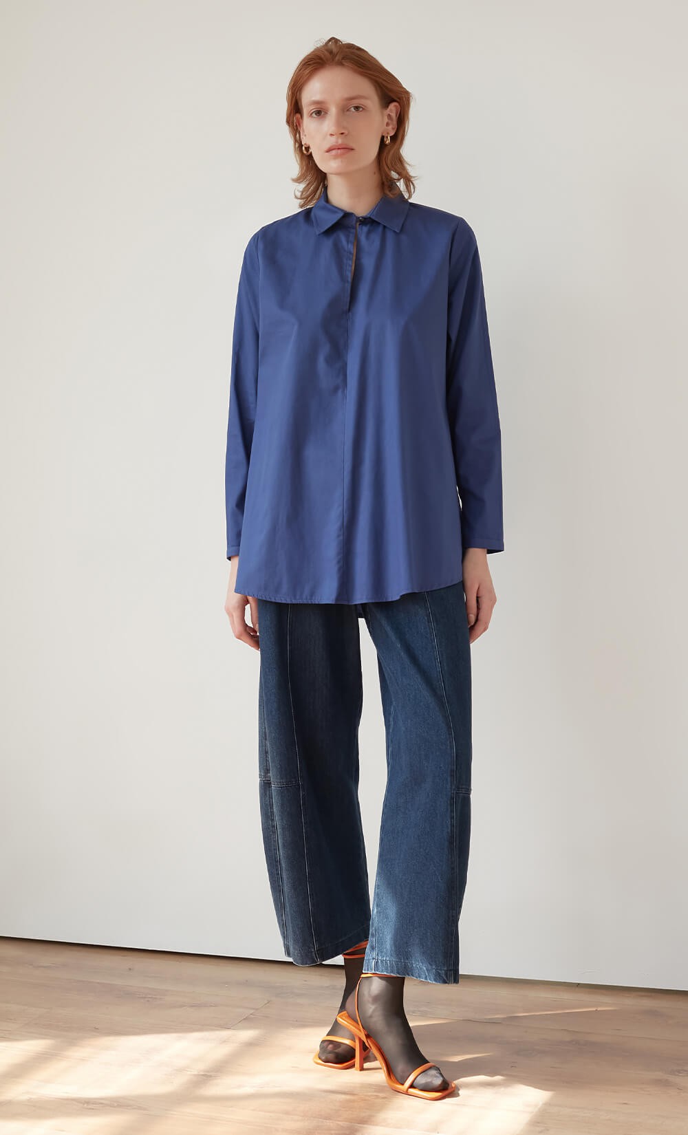 Blue Kimba Blouse
