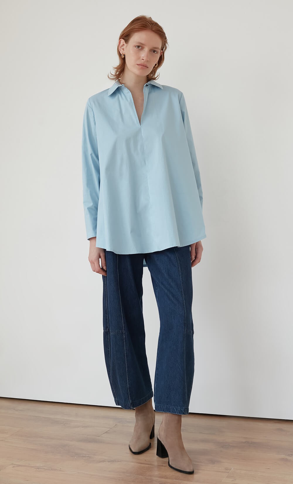 Light Blue Kimba Blouse