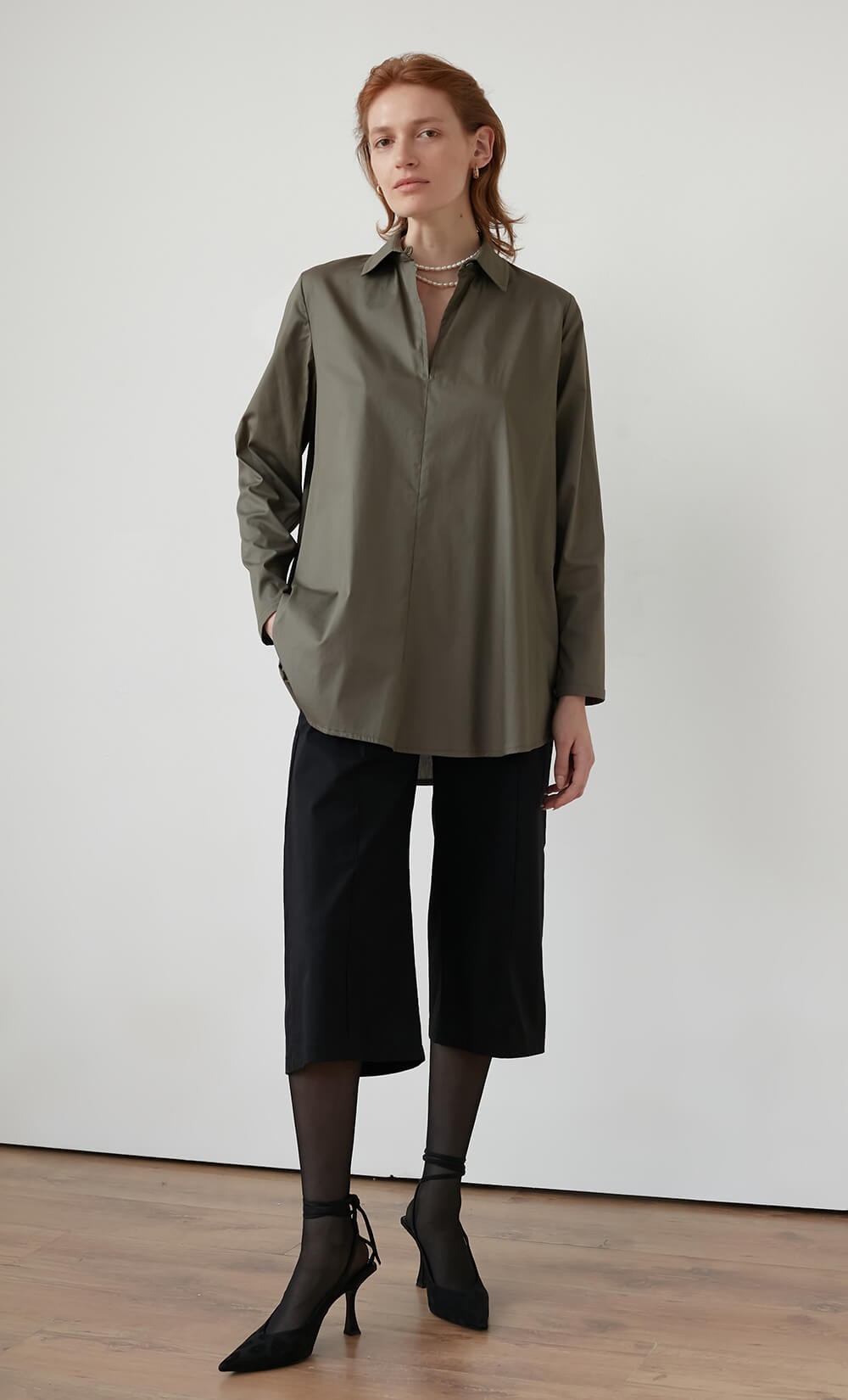 Olive Green Kimba Blouse