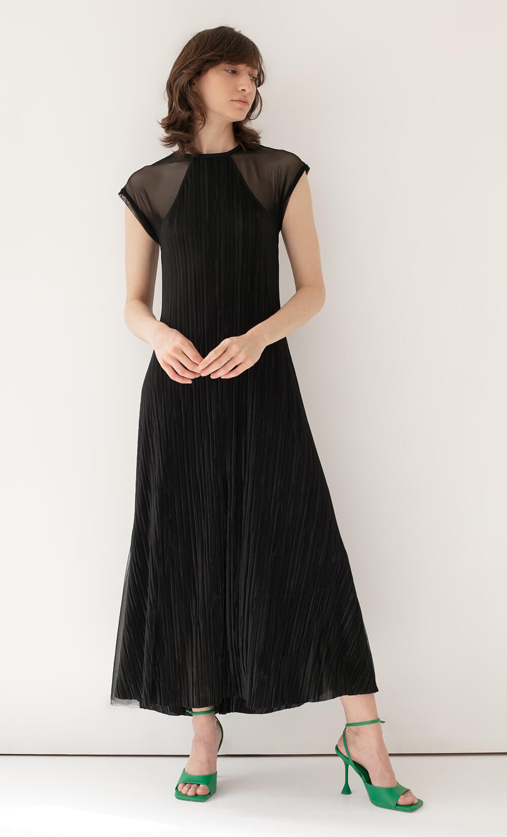 Carma Plissé Dress