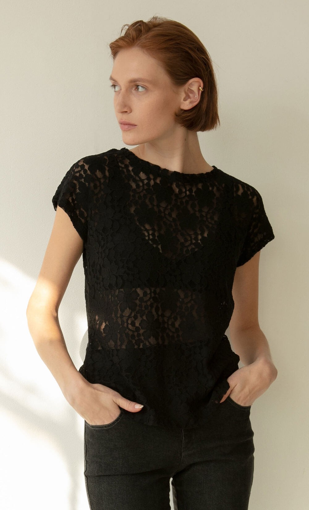 Black Fum Top