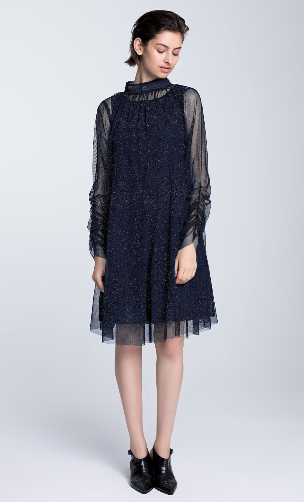 Navy Perrenia Dress