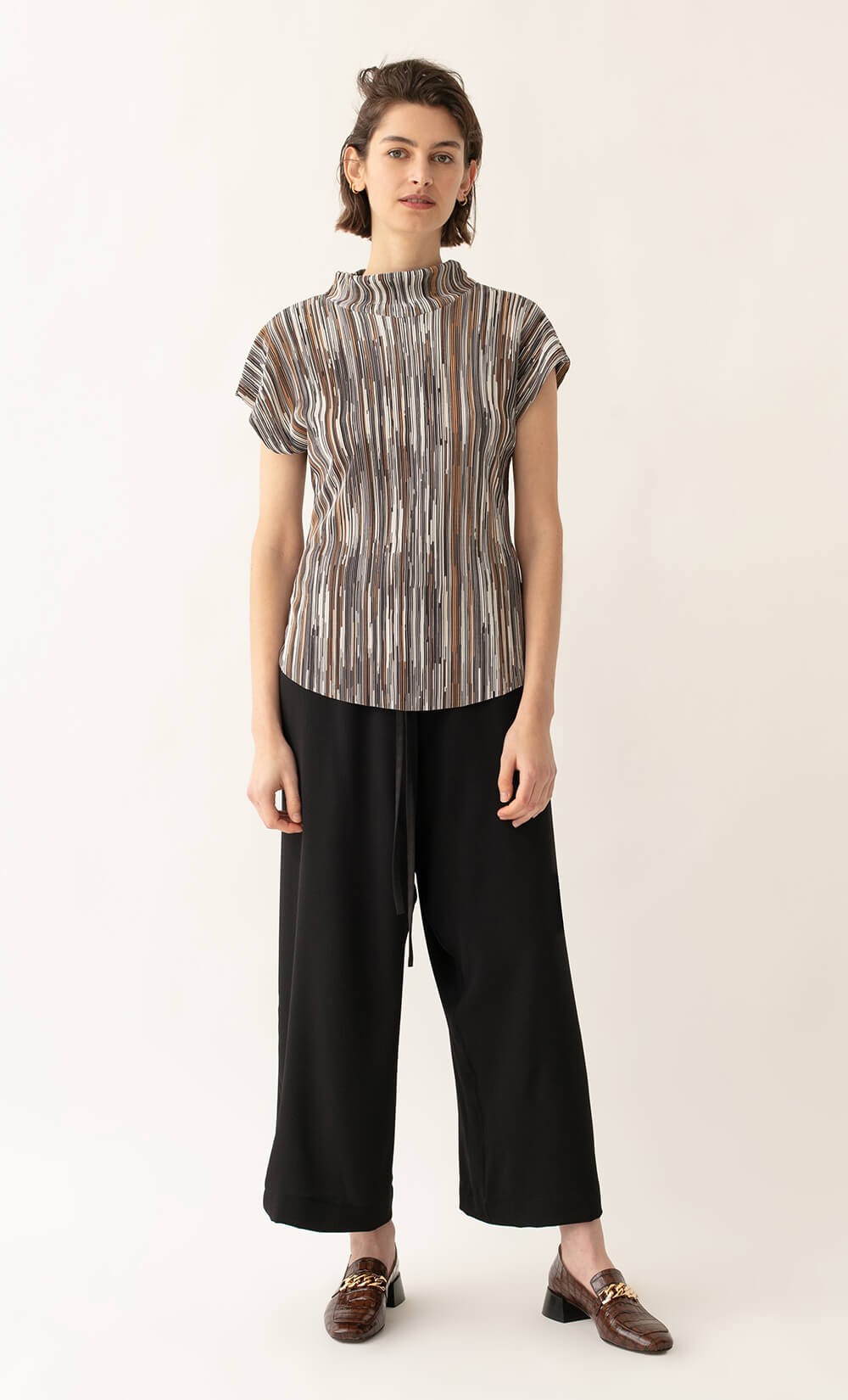 Fumidka Plissé Top