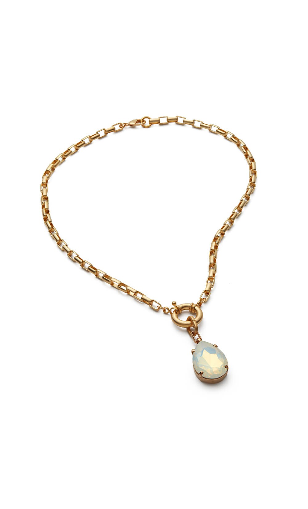 White Drop Necklace 