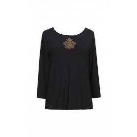 Folly Medallion Black T-Shirt