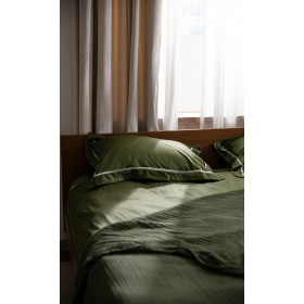 Green Muslin Bed Blanket 240 / 220