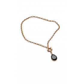 Black Drop Necklace 