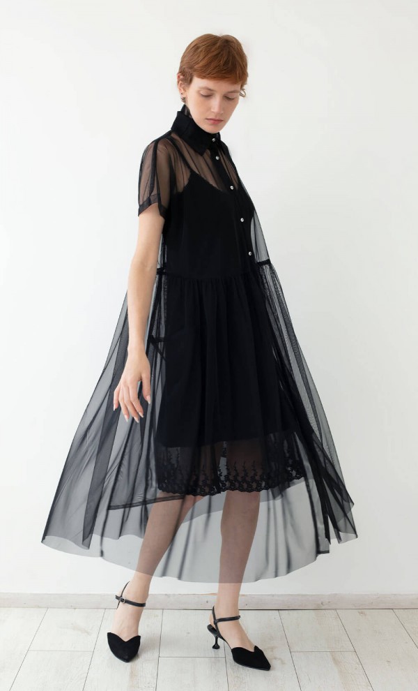 Black Santorini Dress