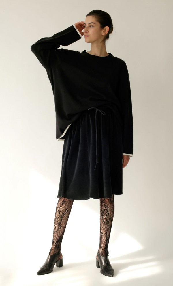Pavella Velvet Skirt