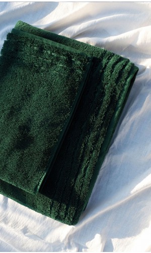 Personal Forest green Towel set 