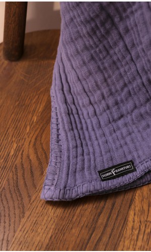 Lilac Muslin Bed Blanket 240 / 220