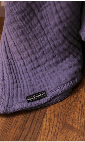 Lilac Muslin Bed Blanket 180 / 220